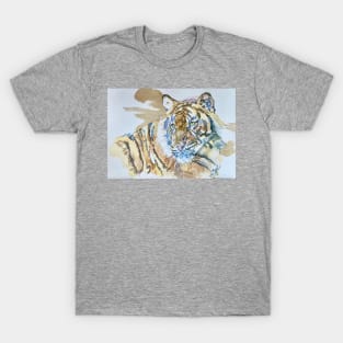 Tiger's Head turning to look T-Shirt